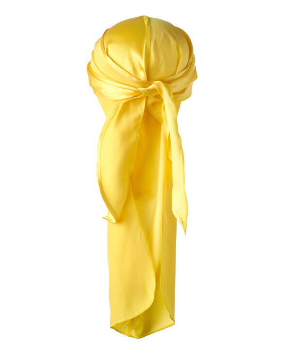 Canary Yellow Silk Durag - 100% Authentic Pure Silk Durag (USA made)