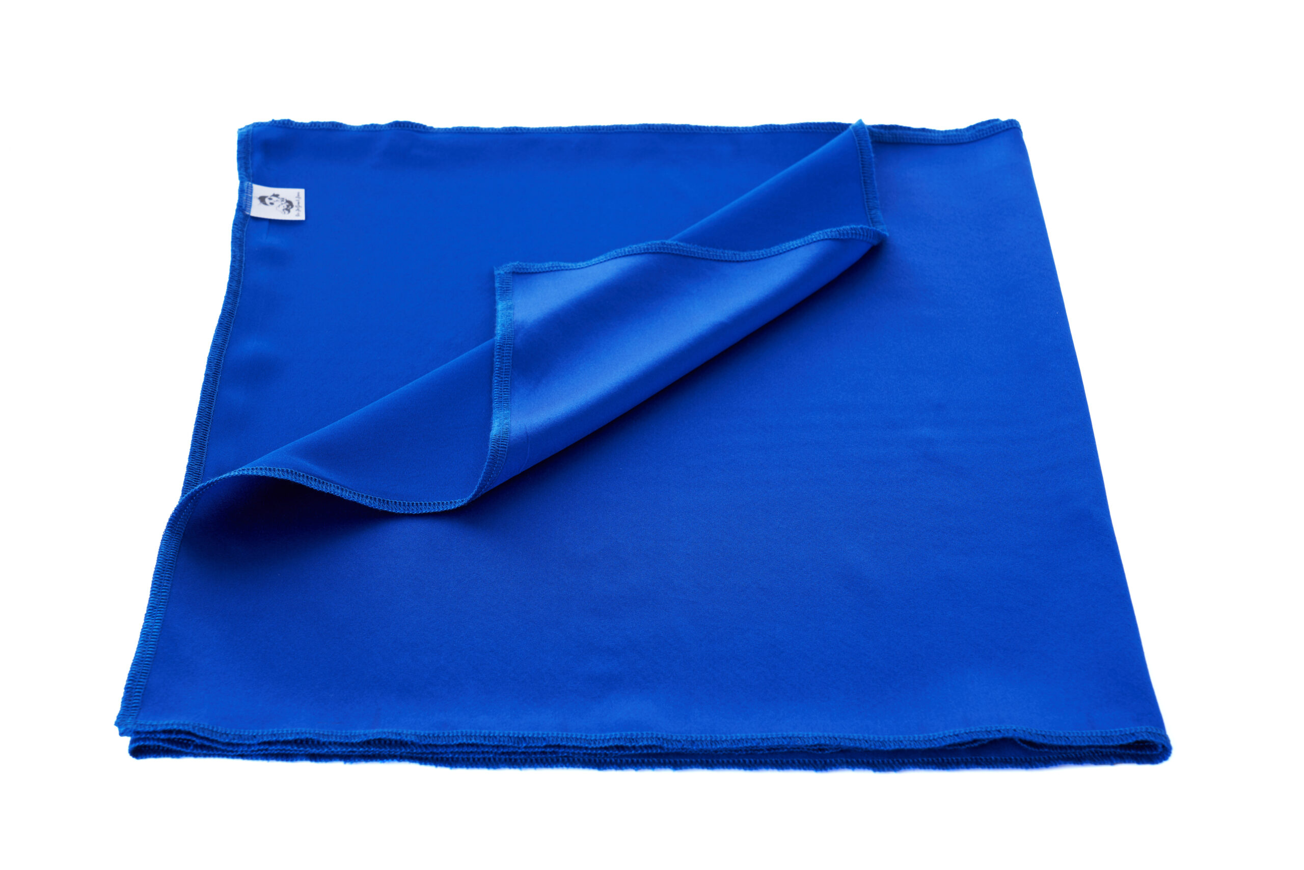 Royal Blue Silk Head Wrap - 100% Pure Silk Headwrap (USA made)