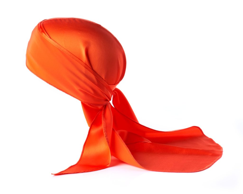Tangerine Orange Silk Durag 100 Authentic Pure Silk Durag (USA)